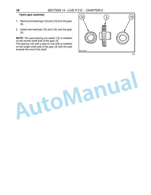 New Holland FX30, FX40, FX50, FX60 Forage Harvester Repair Manual 87342123-2