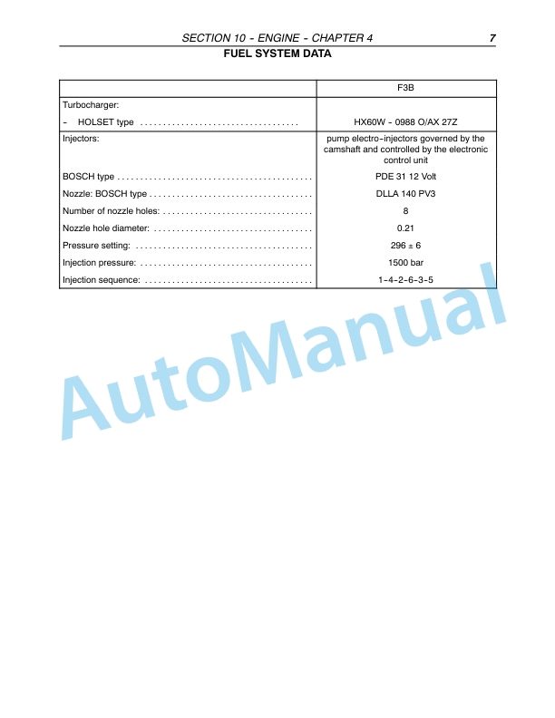 Alternative view of New Holland FX30, FX40, FX50, FX60 Forage Harvester Repair Manual 87342127