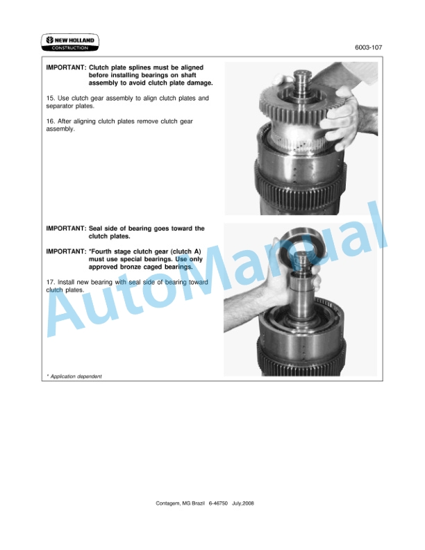 New Holland G140VP, G170VP, G170VPAWD, G200, G200AWD Tier 3 Grader Repair Manual 71114195NA-3