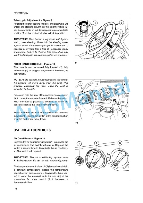 New Holland G170, G190, G210, G240 Operation and Maintenance Manual 6036433100-2