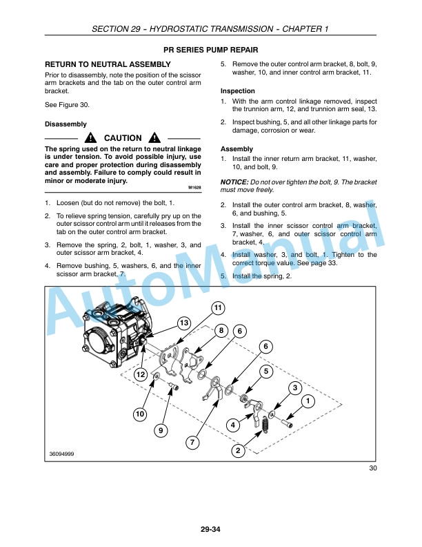 New Holland G5030, G5035 Service Manual 84218042-3