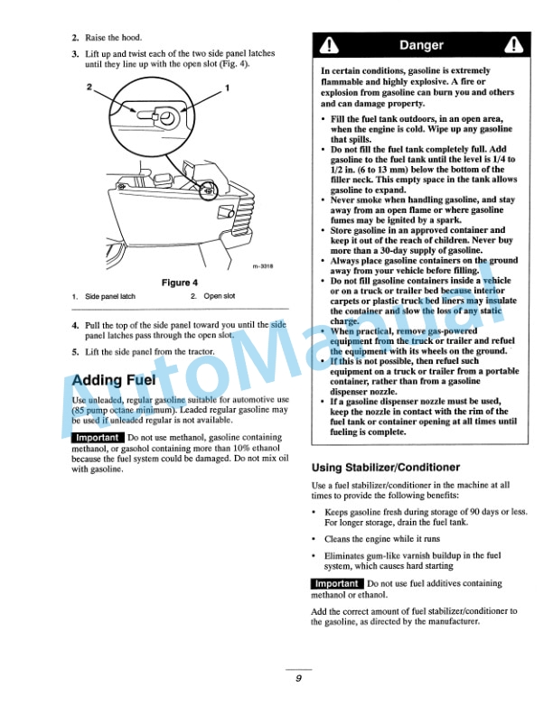 New Holland GT18 Garden Tractor Operation and Maintenance Manual 86617776-2
