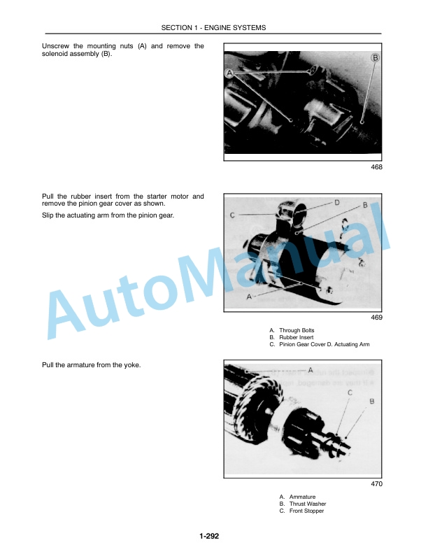 New Holland GT18, GT20, GT22 Garden Tractor Repair Manual 86620471-3