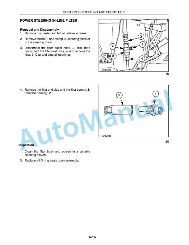 New Holland GT18, GT20, GT22 Garden Tractor Repair Manual 86620471-5