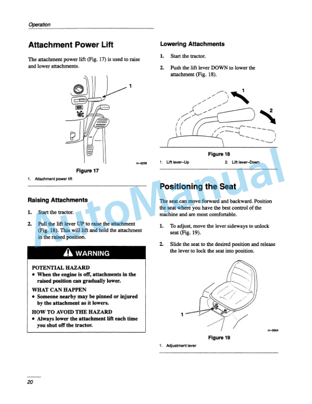 New Holland GT20 Garden Tractor Operation and Maintenance Manual 42682200-3