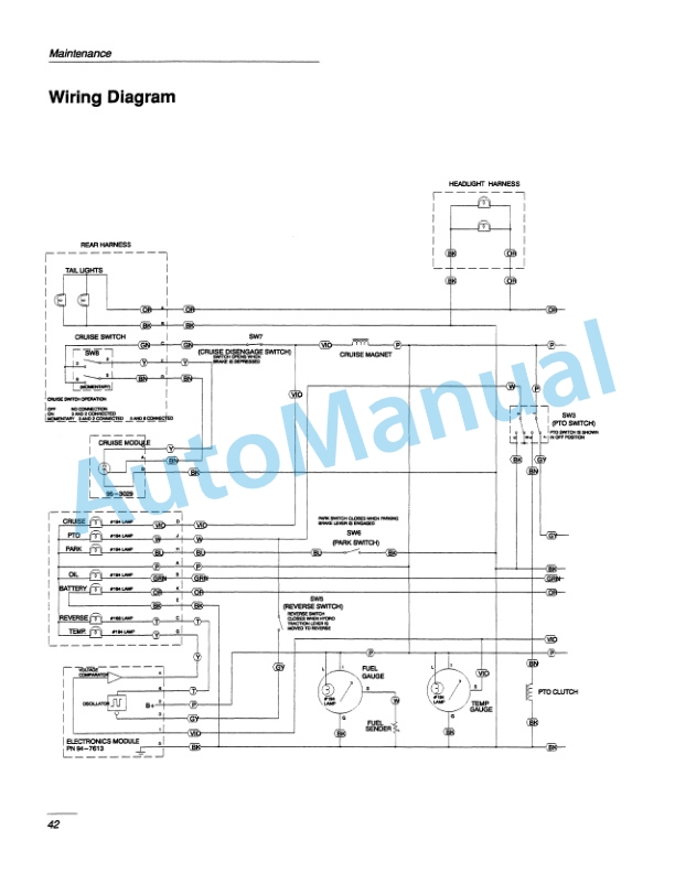 New Holland GT20 Garden Tractor Operation and Maintenance Manual 42682200-5