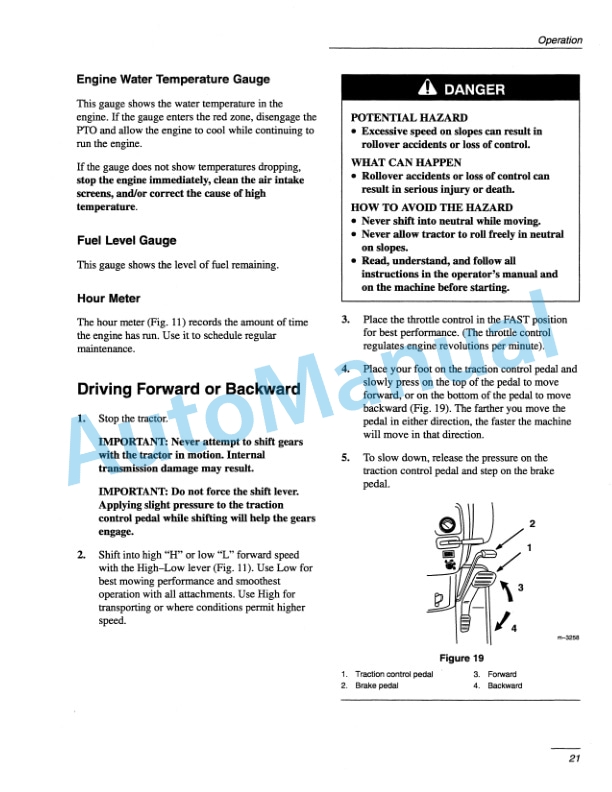 New Holland GT20 Garden Tractor Operation and Maintenance Manual 86579096-3