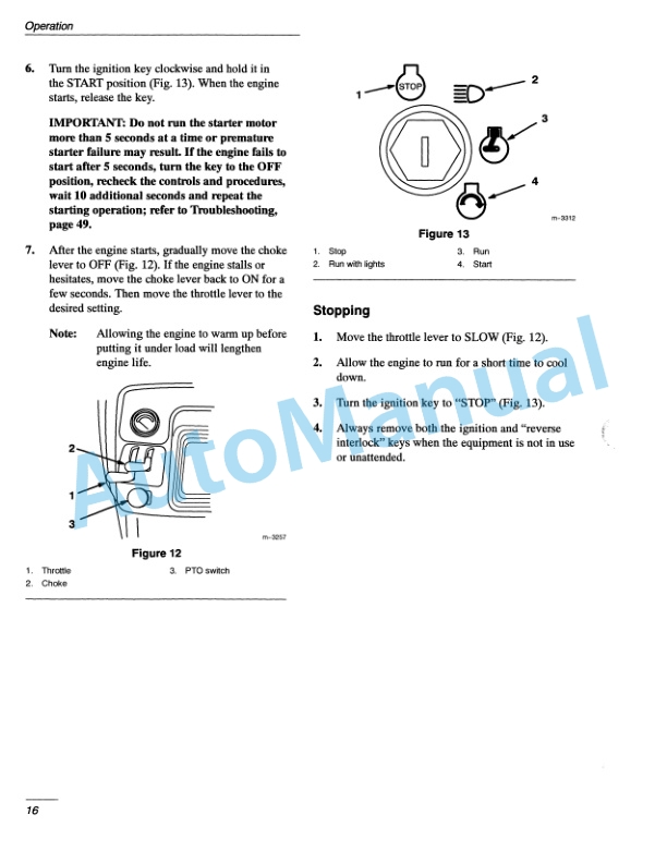 New Holland GT20 Garden Tractor Operation and Maintenance Manual 86602567-3
