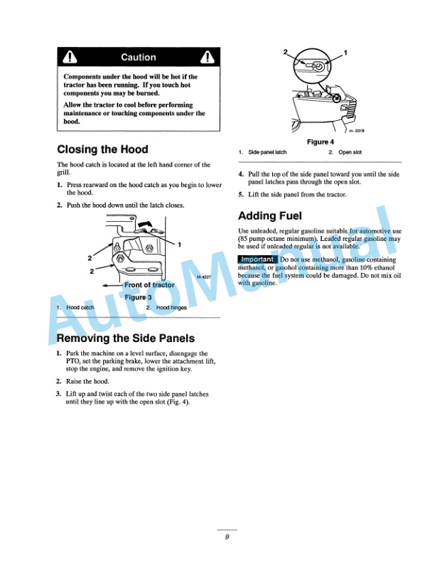 New Holland GT20 Garden Tractor Operation and Maintenance Manual 86617777-2