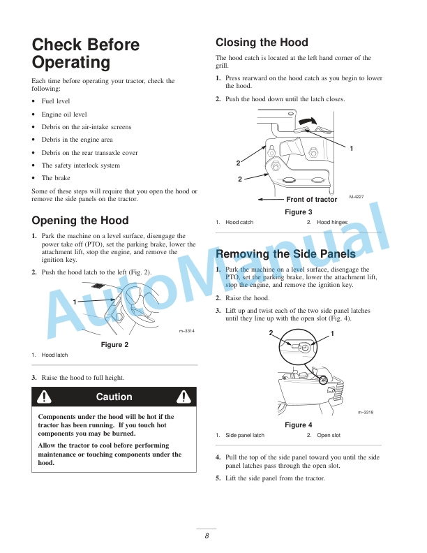 New Holland GT20, GT22 Garden Tractor Operation and Maintenance Manual 87040108-2