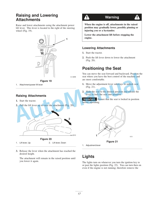 New Holland GT20, GT22 Garden Tractor Operation and Maintenance Manual 87040108-3