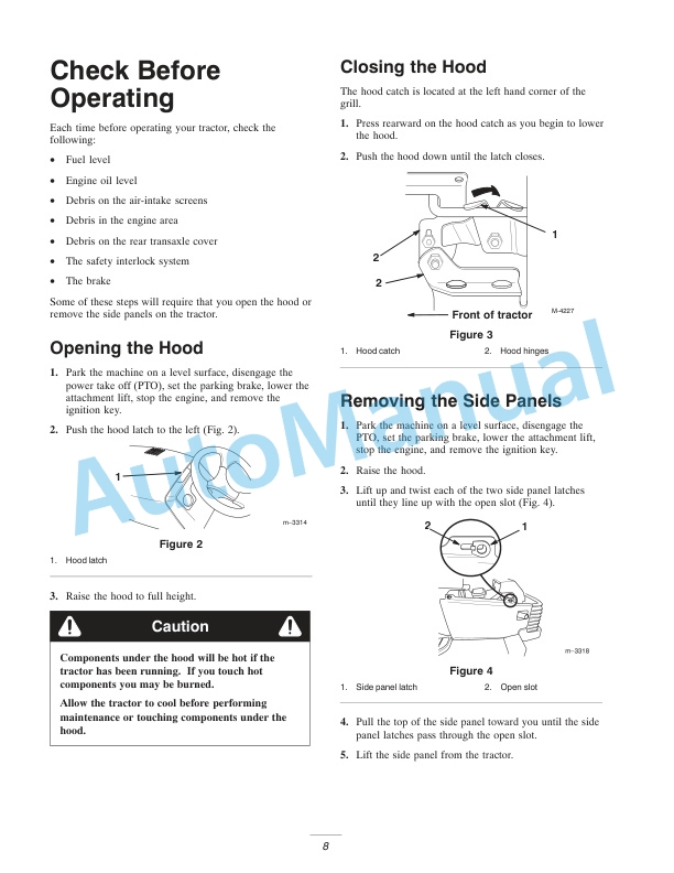 New Holland GT20A, GT22A Garden Tractor Operation and Maintenance Manual 87059743-2