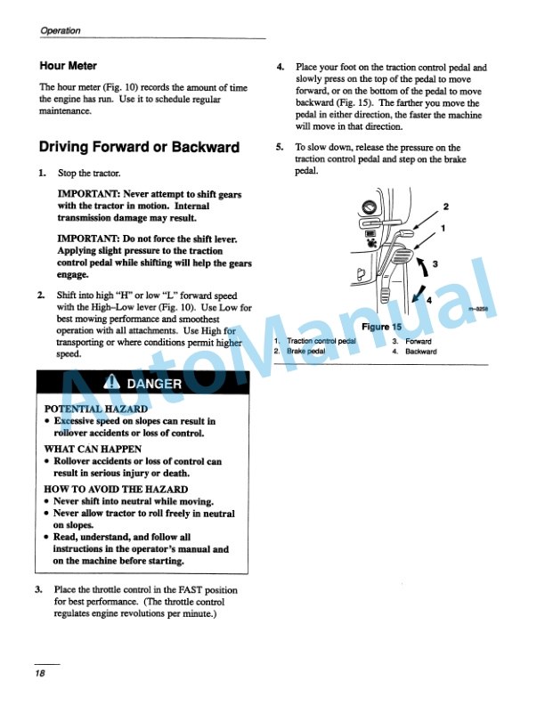 New Holland GT22 Garden Tractor Operation and Maintenance Manual 42682300-3