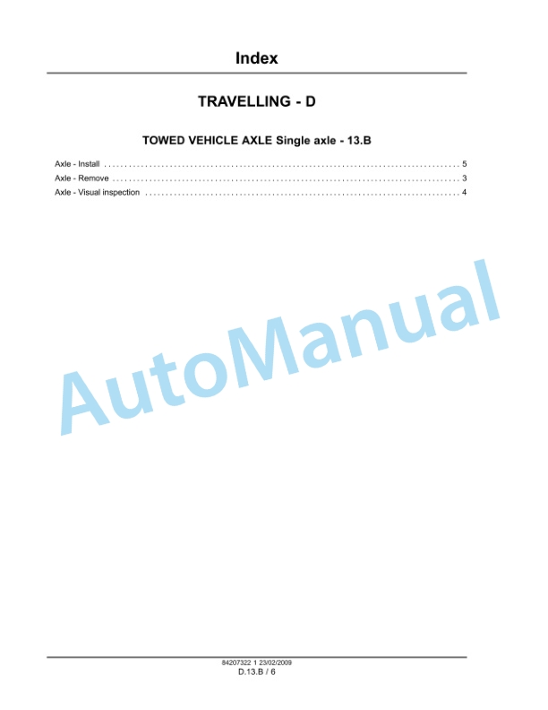 New Holland H6830 Service Manual 84207322-4