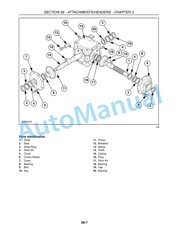 New Holland H7460, H7560 Service Manual 84207371-4