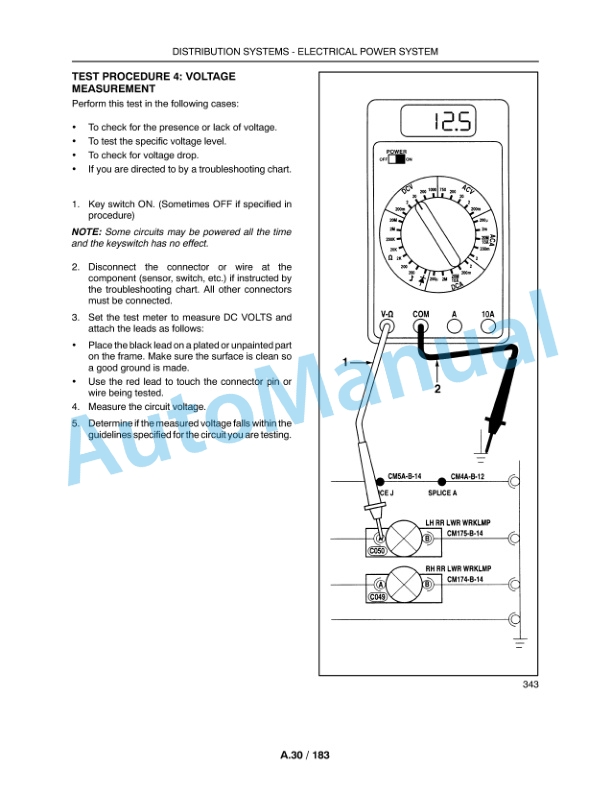 New Holland H9870, H9880 Bale Wagon Repair Manual 84175491-5