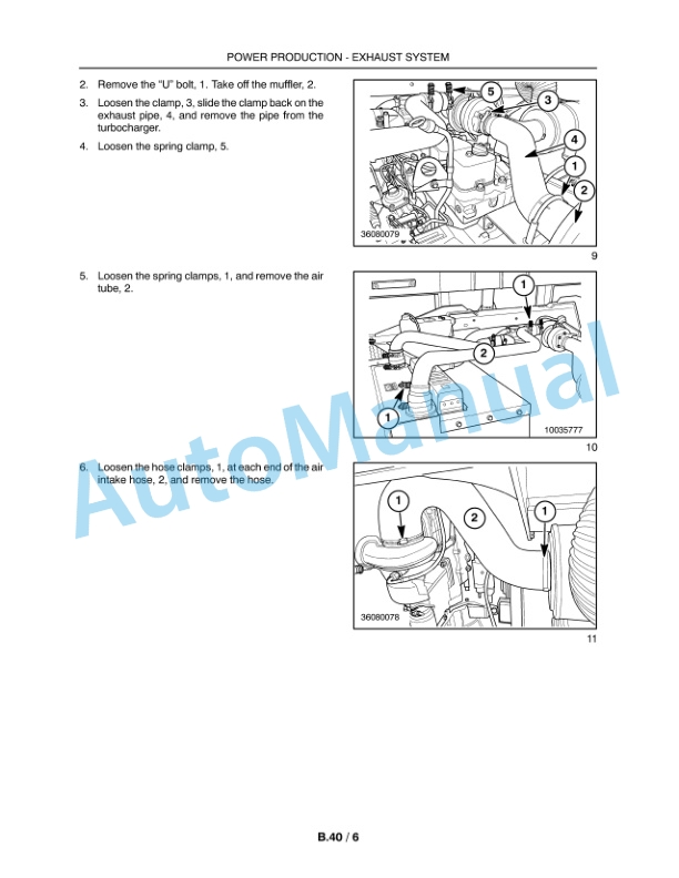 New Holland H9870, H9880 Bale Wagon Repair Manual 84175493-2