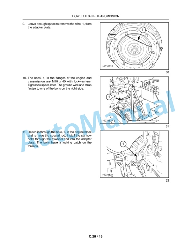 New Holland H9870, H9880 Bale Wagon Repair Manual 84175493-5
