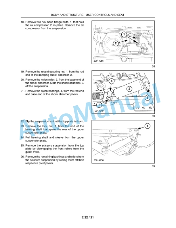 New Holland H9870, H9880 Bale Wagon Repair Manual 84175495-2