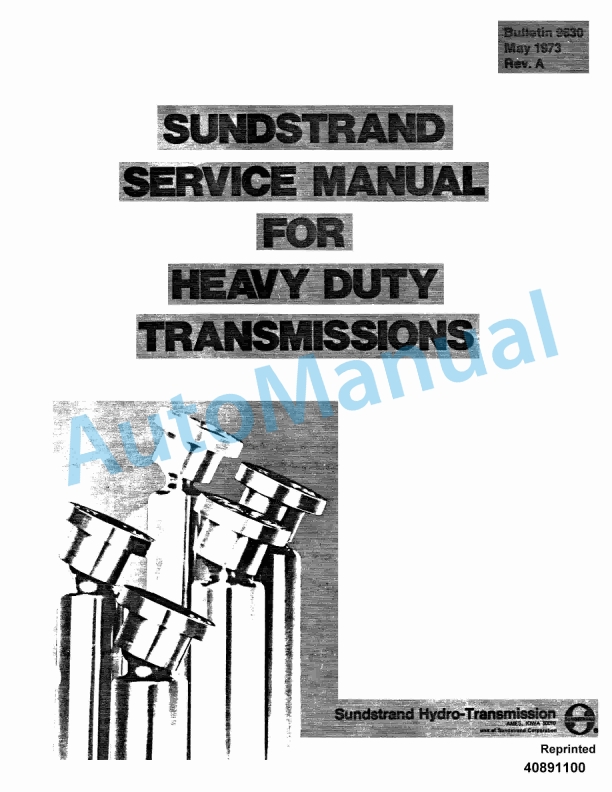 New Holland Heavy Duty Transmission Service Manual 40891100