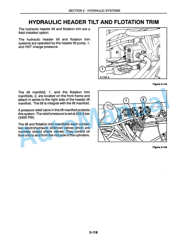 New Holland HW300, HW320, HW340 Repair Manual 86589300-3