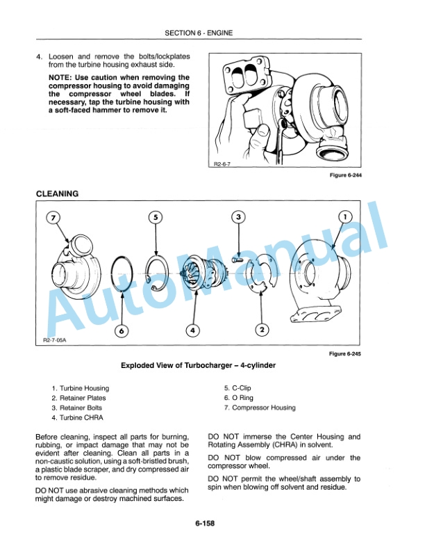 New Holland HW300, HW320, HW340 Repair Manual 86589300-5