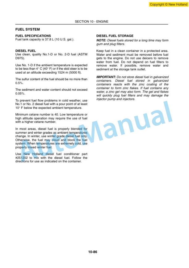 New Holland L140, L150 Skid Steer Loader Repair Manual 87634743NA-2
