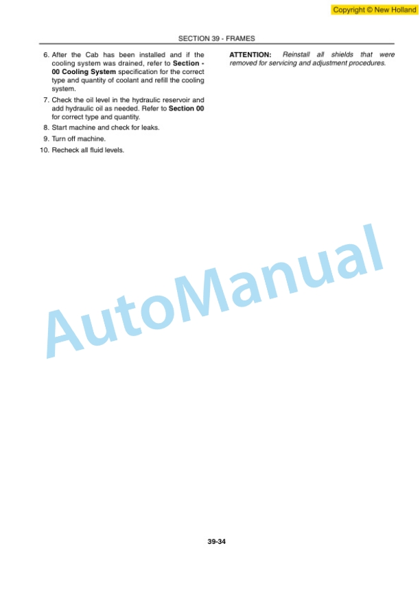 New Holland L140, L150 Skid Steer Loader Repair Manual 87634743NA-4