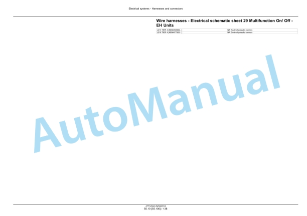 New Holland L213, L216 Tier 4B Final 200 Series Skid Steer Loader Service Manual 47720732-3