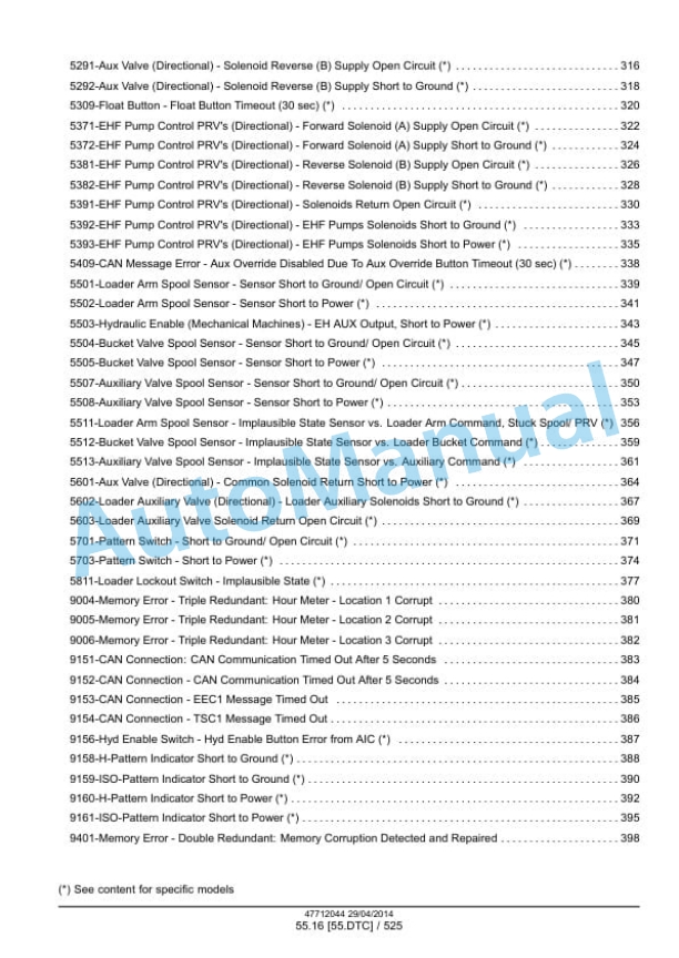 New Holland L213, L216 Tier 4B Final 200 Series Skid Steer Loader Service Manual 47720734-5