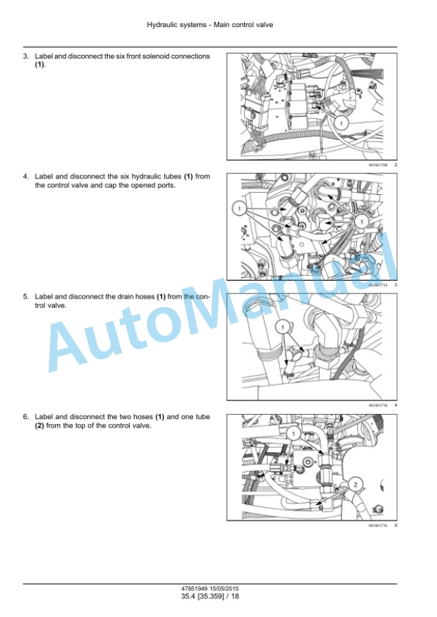 Alternative view of New Holland L218, L220 Tier 4B Final 200 Series Skid Steer Loader Service Manual 47888411