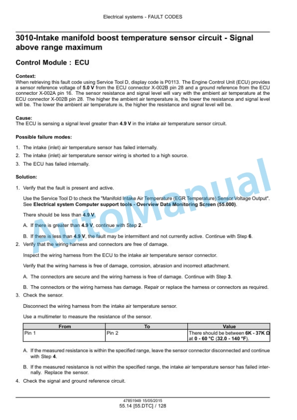 New Holland L218, L220 Tier 4B Final 200 Series Skid Steer Loader Service Manual 47888414-5