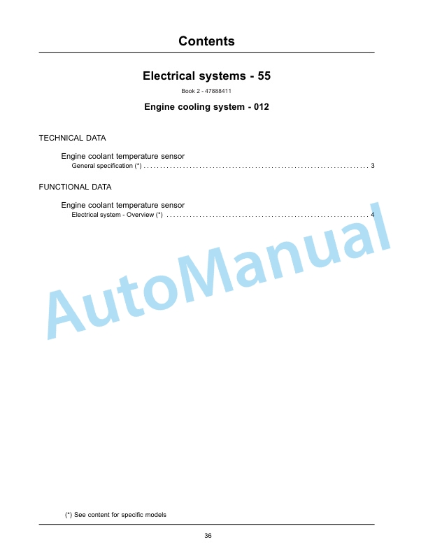 New Holland L218, L220 Tier 4B Final 200 Series Skid Steer Loader Service Manual 47888417-4