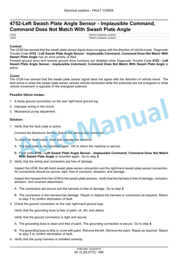 New Holland L221, L228 Tier 4B Final 200 Series Skid Steer Loader - C227, C232 Tier 4B Final 200 Series Compact Track Loader Service Manual 47888425-5