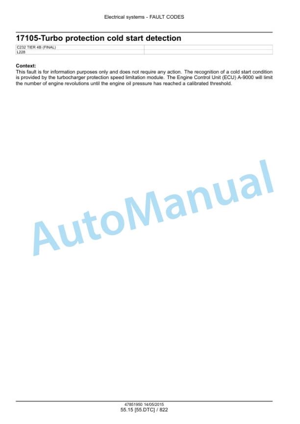 New Holland L221, L228 Tier 4B Final 200 Series Skid Steer Loader - C227, C232 Tier 4B Final 200 Series Compact Track Loader Service Manual 47888426-4