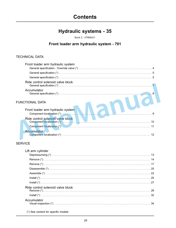 New Holland L221, L228 Tier 4B Final 200 Series Skid Steer Loader - C227, C232 Tier 4B Final 200 Series Compact Track Loader Service Manual 47888427-3
