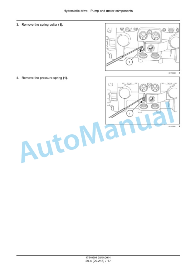 New Holland L223, L225, L230 Tier 4A 200 Series Skid Steer Loader - C232, C238 Tier 4A 200 Series Compact Track Loader Service Manual 47720768-2