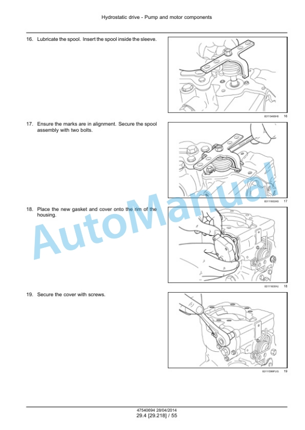 New Holland L223, L225, L230 Tier 4A 200 Series Skid Steer Loader - C232, C238 Tier 4A 200 Series Compact Track Loader Service Manual 47720768-3