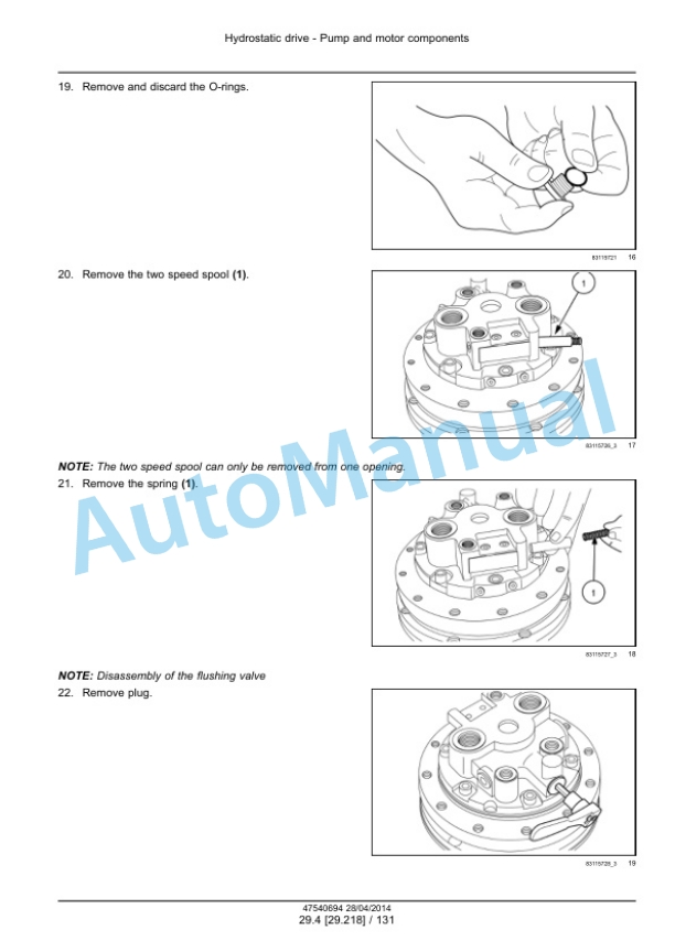 New Holland L223, L225, L230 Tier 4A 200 Series Skid Steer Loader - C232, C238 Tier 4A 200 Series Compact Track Loader Service Manual 47720768-5