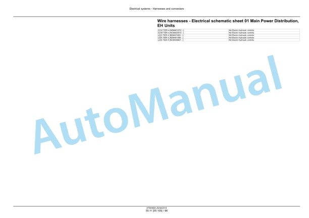 New Holland L223, L225, L230 Tier 4A 200 Series Skid Steer Loader - C232, C238 Tier 4A 200 Series Compact Track Loader Service Manual 47720771-2