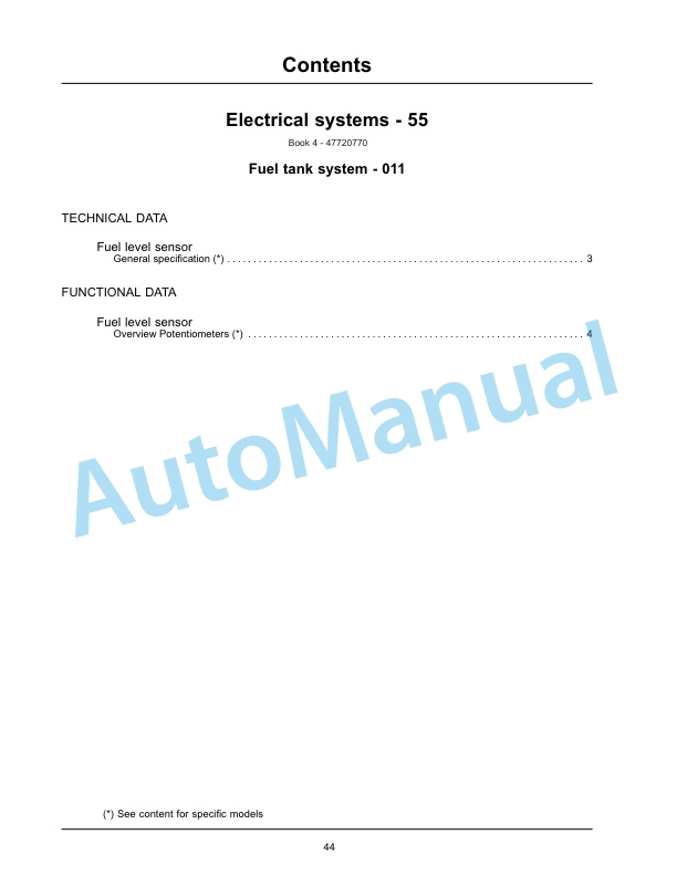 New Holland L223, L225, L230 Tier 4A 200 Series Skid Steer Loader - C232, C238 Tier 4A 200 Series Compact Track Loader Service Manual 47720775-4