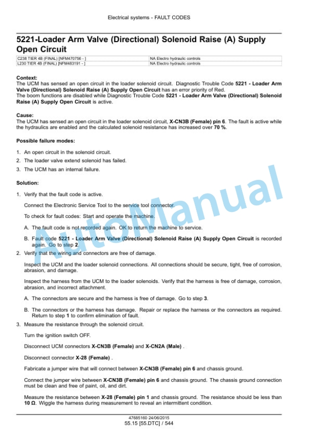 New Holland L230 Tier 4B Final 200 Series Skid Steer Loader - C238 Tier 4B Final 200 Series Compact Track Loader Service Manual 47899782-4