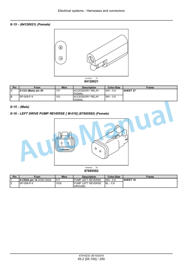 New Holland L234 Tier 4B Final 200 Series Skid Steer Loader - C238 Tier 4B Final 200 Series Compact Track Loader Service Manual 48076791-2