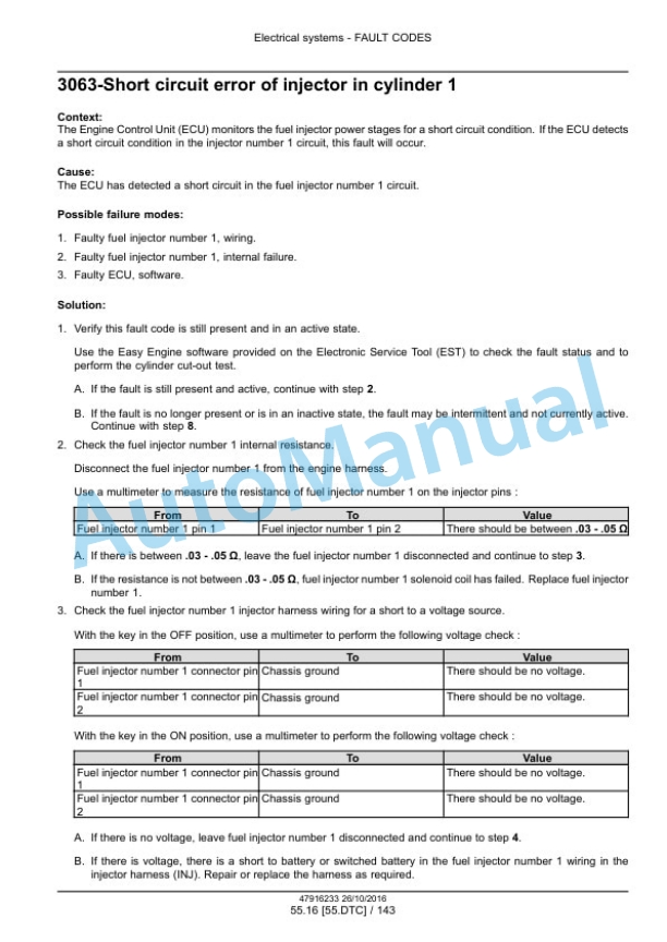 New Holland L234 Tier 4B Final 200 Series Skid Steer Loader - C238 Tier 4B Final 200 Series Compact Track Loader Service Manual 48076793-3