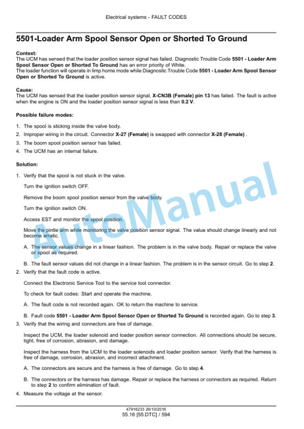 New Holland L234 Tier 4B Final 200 Series Skid Steer Loader - C238 Tier 4B Final 200 Series Compact Track Loader Service Manual 48076794-5