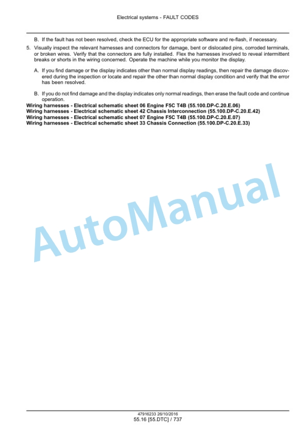 Alternative view of New Holland L234 Tier 4B Final 200 Series Skid Steer Loader - C238 Tier 4B Final 200 Series Compact Track Loader Service Manual 48076795