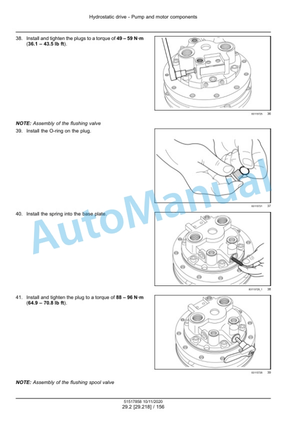 Alternative view of New Holland L313, L315, L318, L320, L323, L325, L330 Tier 3 300 Series Skid Steer Loader - C327, C232, C338 Tier 3 300 Series Compact Track Loader Service Manual 51517858