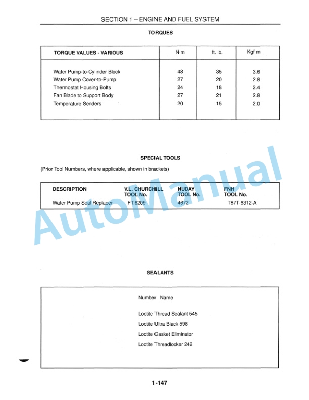 New Holland LB115 Loader Backhoe Repair Manual 86584407-2