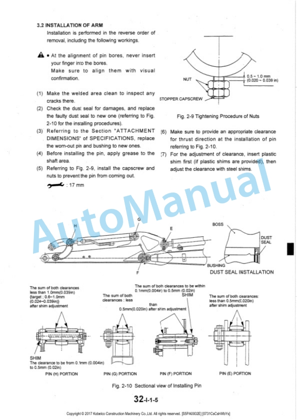 New Holland LE09 Hydraulic Excavator Repair Manual S5PA0002E-3