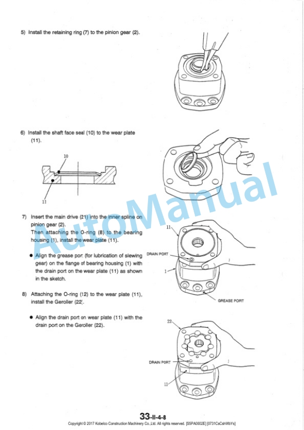 New Holland LE09 Hydraulic Excavator Repair Manual S5PA0002E-4